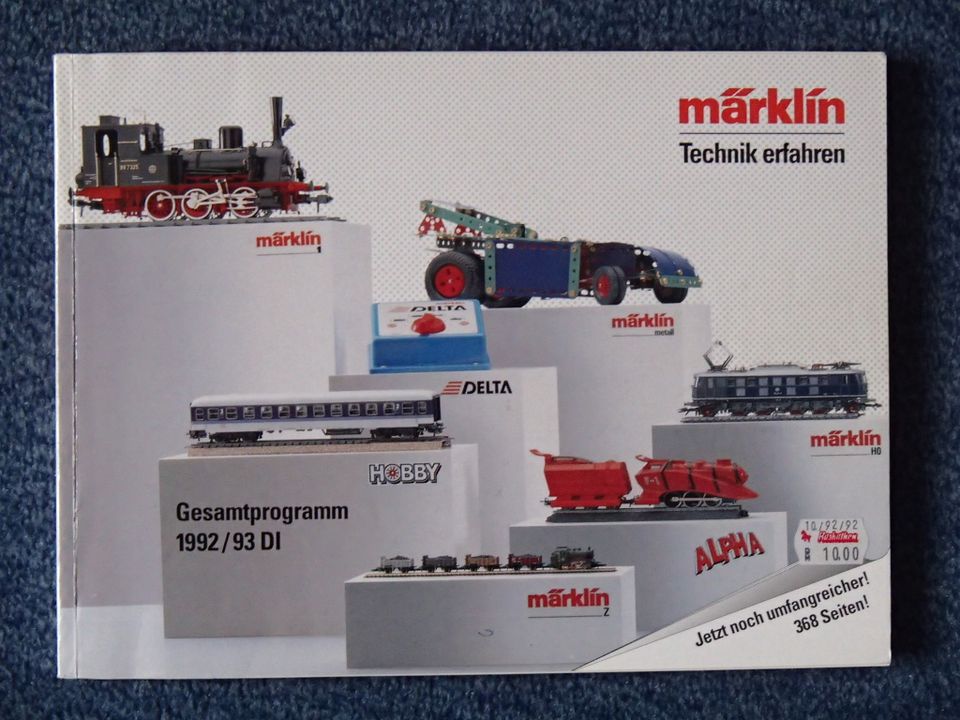 Märklin Katalog Gesamtprogramm 1992/1993 in Bochum