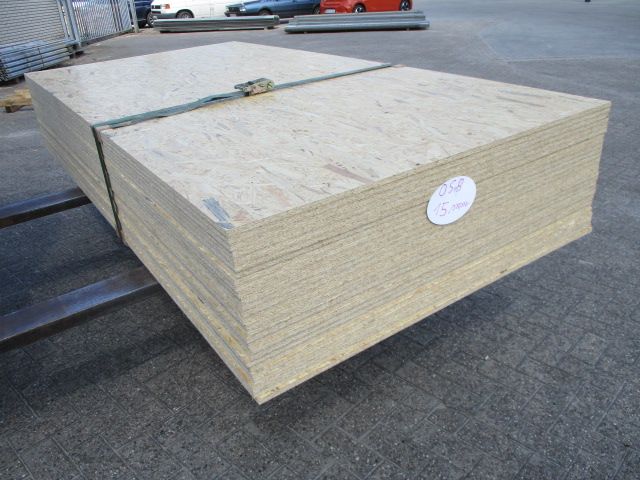 29 St.OSB Platten o.N.+F.,neu, 2.W., 2,44 x 1,22 m,15 mm; 86 m² in Neuenhaus