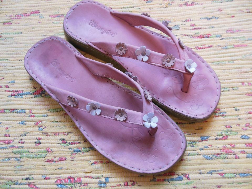 Wrangler Flip-Flops Hippie Zehentrenner Leder - Größe 41 in Mainz