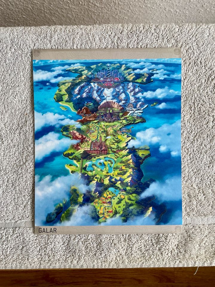 Pokemon Center Region Maps Poster / Print - Johto, Hoenn, Sinnoh in Berlin