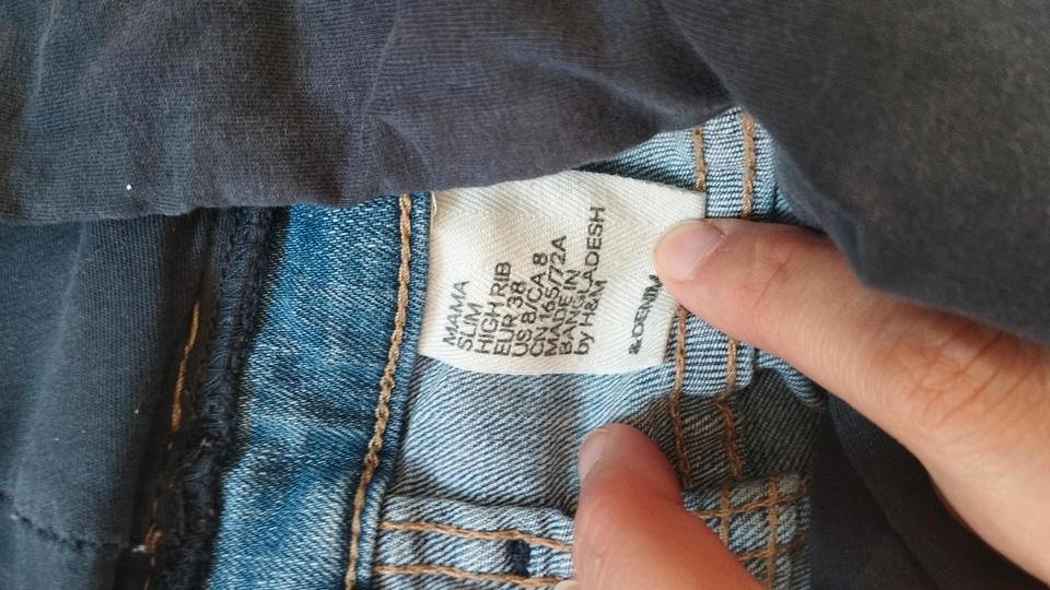 Umstandshosen Jeans Jogginghosen Schwangerschaft 38/M H&M in Borkum