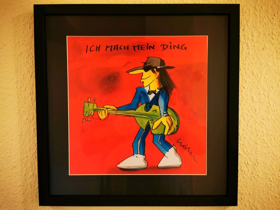 Udo Lindenberg limitierter Kunst-druck Bild : Ich mach mein Ding in Herne