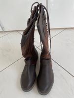 Lederstiefel schuhe Stiefel braun lang Gr. 38 neuwertig Kr. München - Furth Vorschau