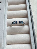 Ring 925 Sterling Silber Blau Zirkonia größenverstellbar Niedersachsen - Burgdorf Vorschau