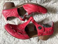 Rieker Antistress Damenschuh Gr. 40 rot Dresden - Leuben Vorschau