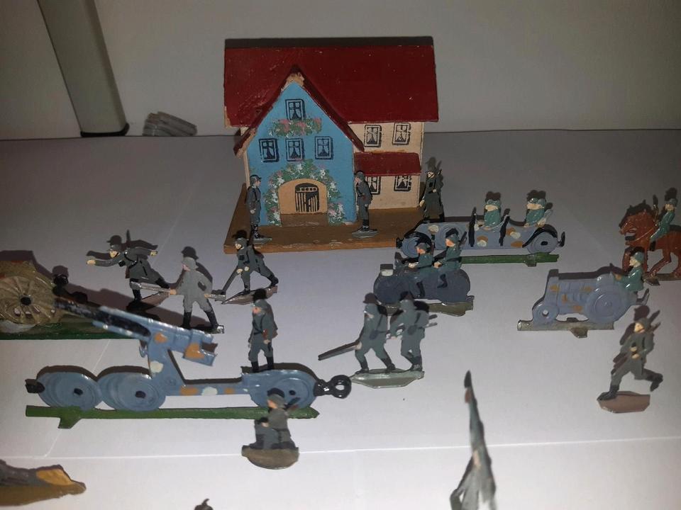 Zinnsoldaten 2.WK Wehrmacht 1.WK Deutsche Soldaten Zinnfiguren in Oberschöna