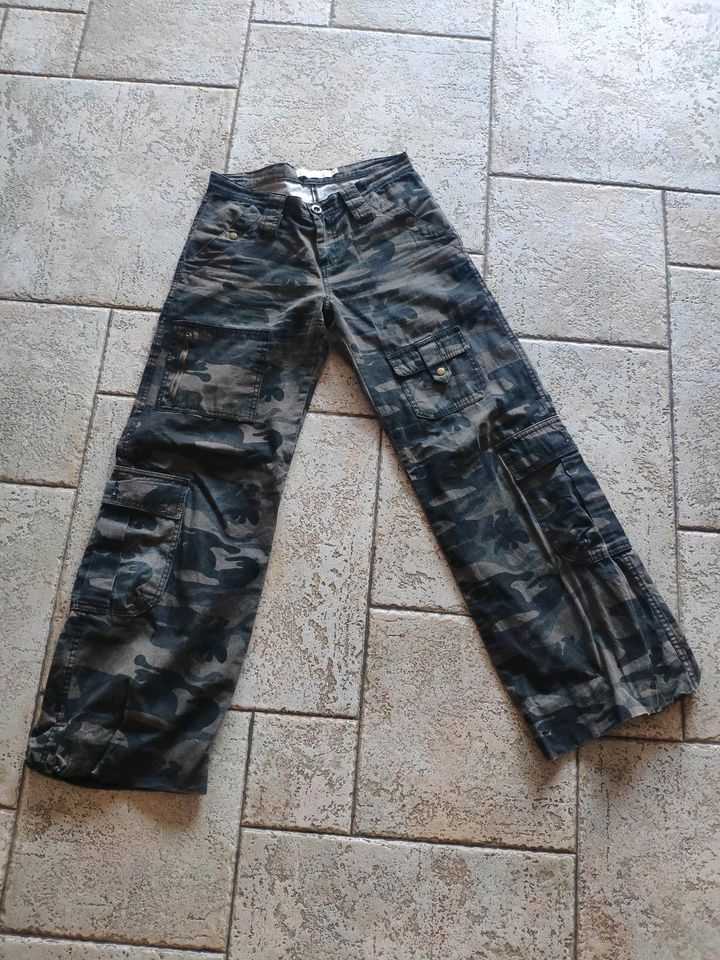 ICHI Camouflage Hose XS in Euerbach