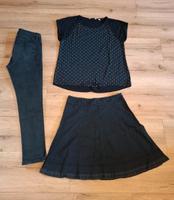 Paket Jeans L Shirt 40/42 Rock 36 schwarz gepunktet Zero Queens Nordrhein-Westfalen - Legden Vorschau