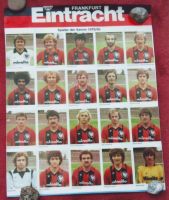 Eintracht Frankfurt Mannschaftsposter Saison 1979/80 Hessen - Rosenthal Vorschau