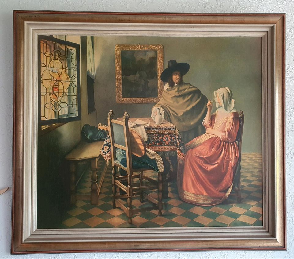 Wandbild / Reproduktion Vermeer-Gemälde in Coesfeld