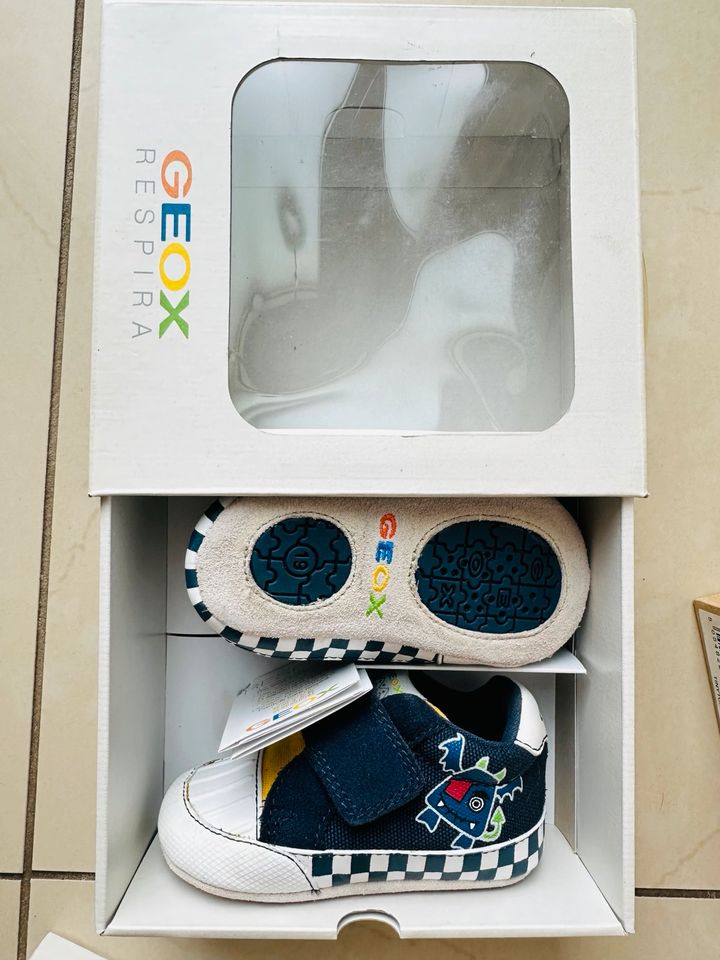 3-Paar BABY SCHUHE  Gr 19 von GEOX, Chicco ,Clarks,NEU mit KARTON in Kelsterbach