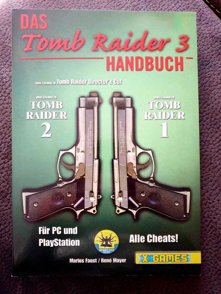 Das Tomb Raider 3 Handbuch , X Games, PC und PlayStation in Euskirchen