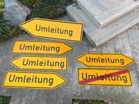 Umleitung Schild / Schilder München - Pasing-Obermenzing Vorschau