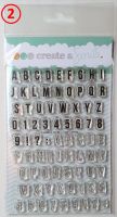 Create A Smile Stempel, Alphabet "Clear Letters" u Dicke Freunde Hessen - Ranstadt Vorschau