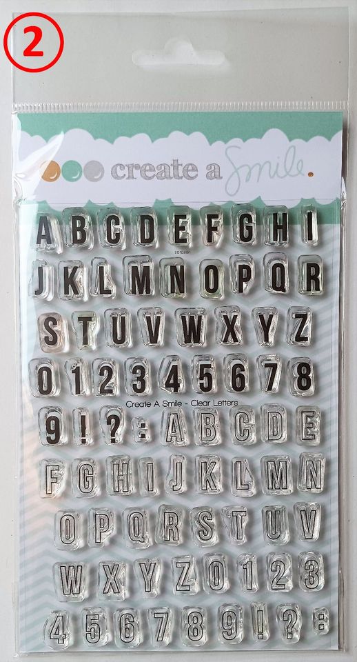 Create A Smile Stempel, Alphabet "Clear Letters" u Dicke Freunde in Ranstadt