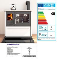 EEK A+ Küchenofen Holzherd Plamen 850 weiß, rechte Version - 8 kW Sachsen - Bernsdorf Vorschau