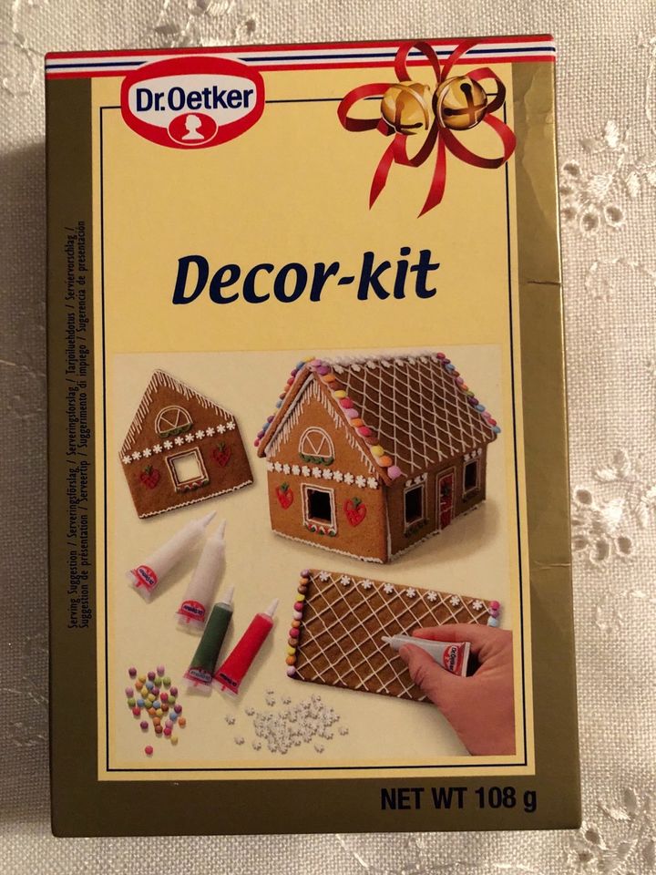 Dr Oetker Decor-kit für Lebkuchenhaus, backen Knusperhäuschen in Aachen