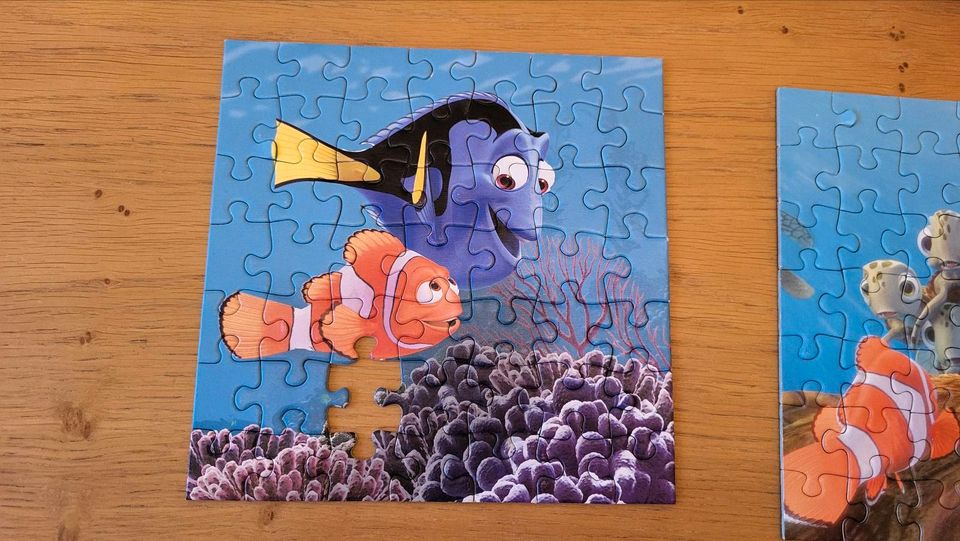 Findet Nemo Puzzle 3x49 von Ravensburger, ab 5, eines vollständig in Neustetten