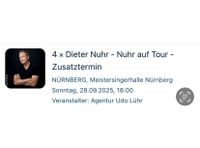 4 Karten Dieter Nuhr, Nürnberg, 28.09.2025 Bayern - Dingolfing Vorschau