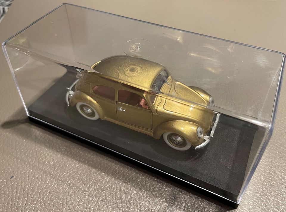 Modellauto Rio 108 Volkswagen 1955 Millionth Beetle 1:43 gold in Rangendingen