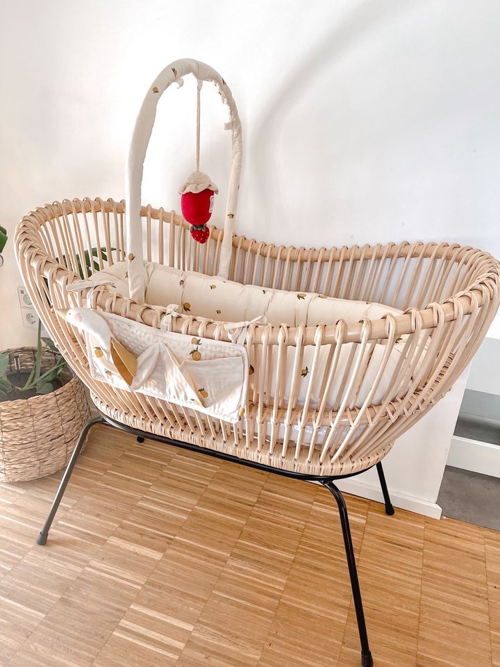 Babybett Stubenbett Rattan IlaylaBaby in Biblis