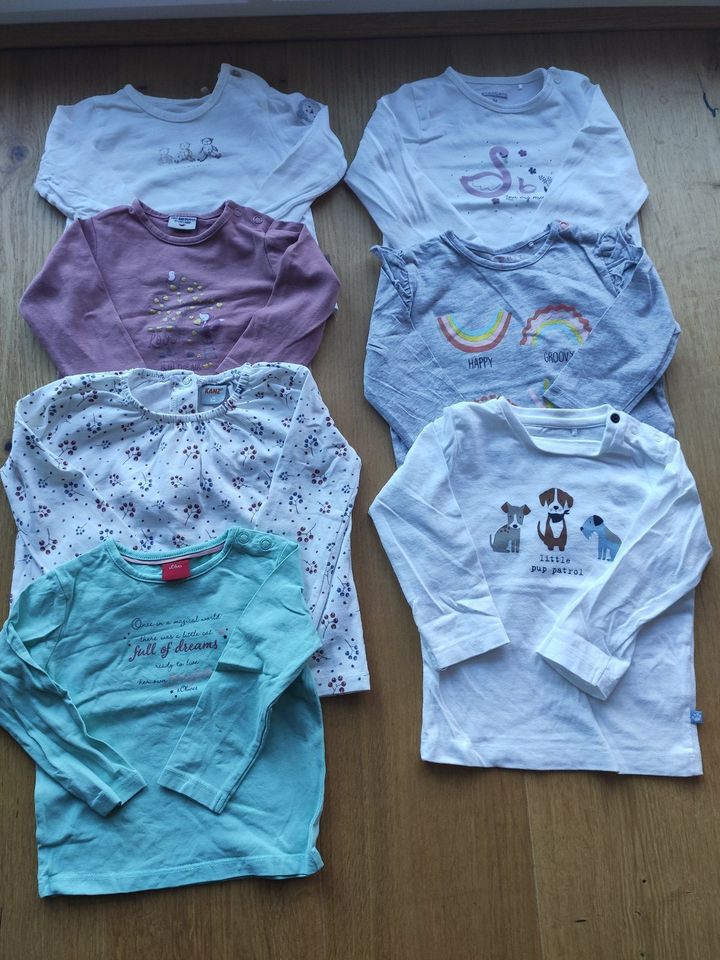 7x Langarmshirt Größe 74 in Mücke