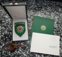 Ehrenplakette Schutzpolizei Urkunde blanko Volkspolizei VP DDR Hessen - Dautphetal Vorschau