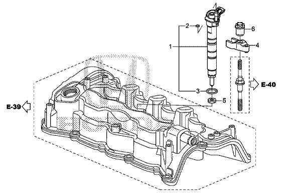 Honda 2.2 i-CTDi Injektor Einspritzdüse Accord Civic CR-V in Güstrow