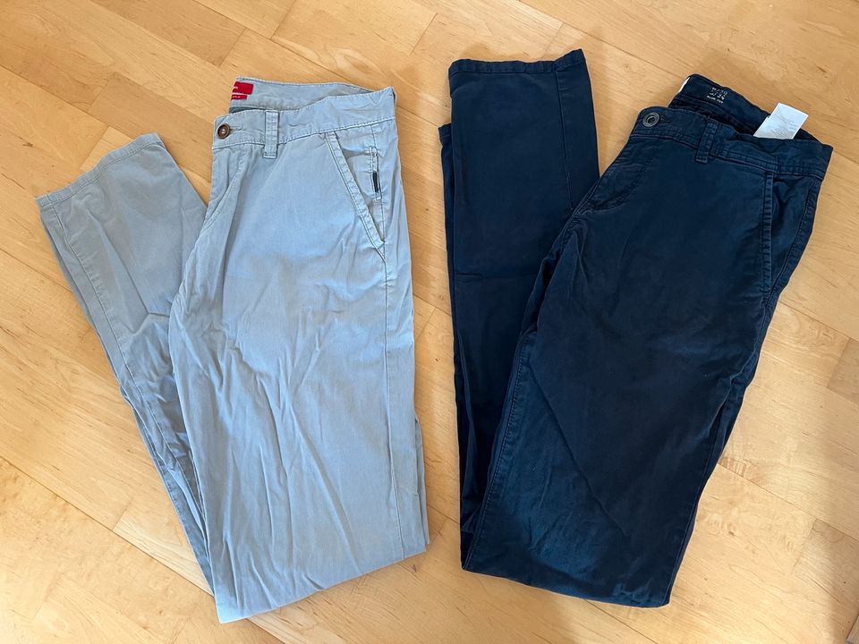 S.Oliver * HOSE slim fit JEANS * W 30 L 34 * blau + grau in Kassel