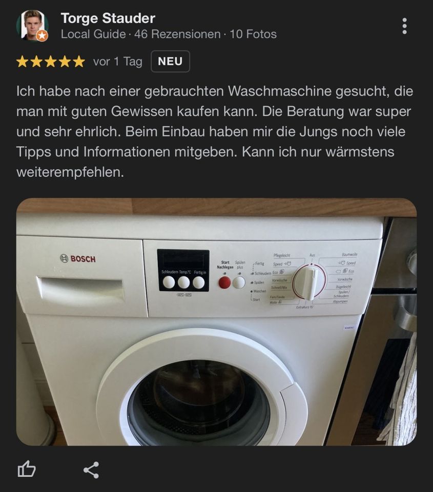 Waschmaschine Miele 6KG A:EEK 1400U/Min 1Jahr Garantie/Lieferung in Hamburg