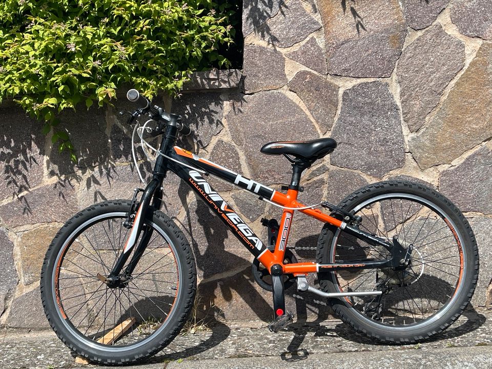 Univega HT 300 Kinderfahrrad 20“ MTB Orange Schwarz in Haibach Unterfr.