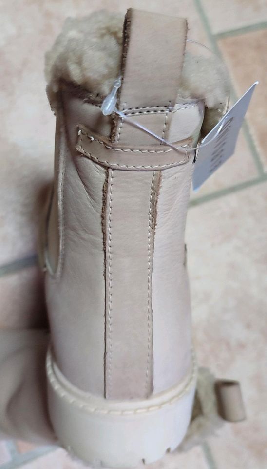 Elbsand Damen Leder Stiefeletten warm gefüttert Gr.38 Neu(lesen) in Jarplund-Weding