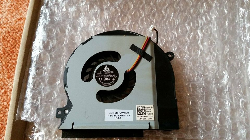 Lüfter Kühler CPU Fan für Dell Laptop Notebook 4JGM6FAWI20 in Wanzleben