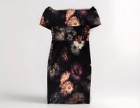 Asos Kleid Schulterfrei Blumen Rosenmuster Cocktail Off Shoulder Nordrhein-Westfalen - Oelde Vorschau