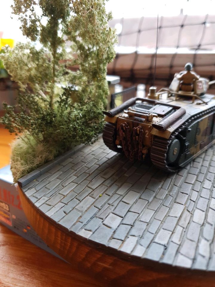 Diorama 1:56 CHAR B1 in Ulm