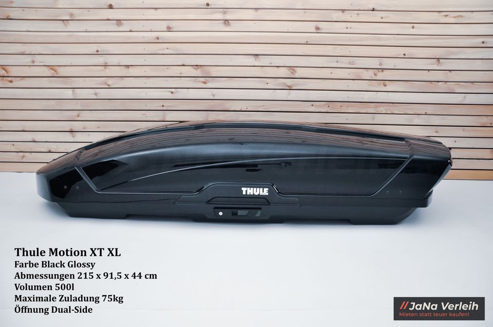 Thule Motion XT XL 500l Dachbox Dachkoffer Koffer Träger in Porta Westfalica