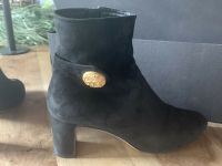 Dolce & Gabbana Stiefeletten Schuhe Veloursleder schwarz Gr.37,5 Hessen - Wehrheim Vorschau