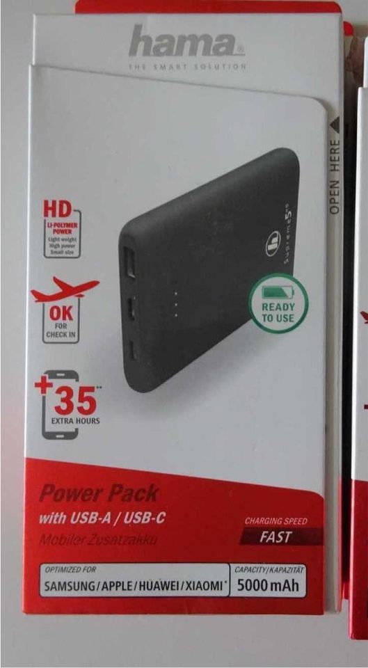 NEU HAMA Powerbank Supreme 5HD Power Pack 5000 mAh in Frankfurt am Main