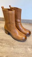 Schöne Stiefeletten | braun cognac| Größe 41 neuwertig Niedersachsen - Friedeburg Vorschau
