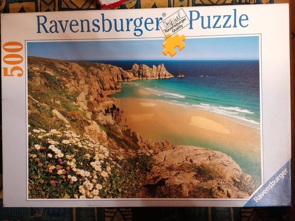 Puzzle Ravensburger, 500 Teile, komplett, wilde Küste in Vilseck