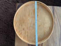 Holz-Tablett , rundes Tablett aus Echtholz Hessen - Alsbach-Hähnlein Vorschau