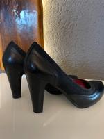 Damen Schuhe Pumps Stiletto 40 schwarz Leder Wildleder gadea Bayern - Tuntenhausen Vorschau