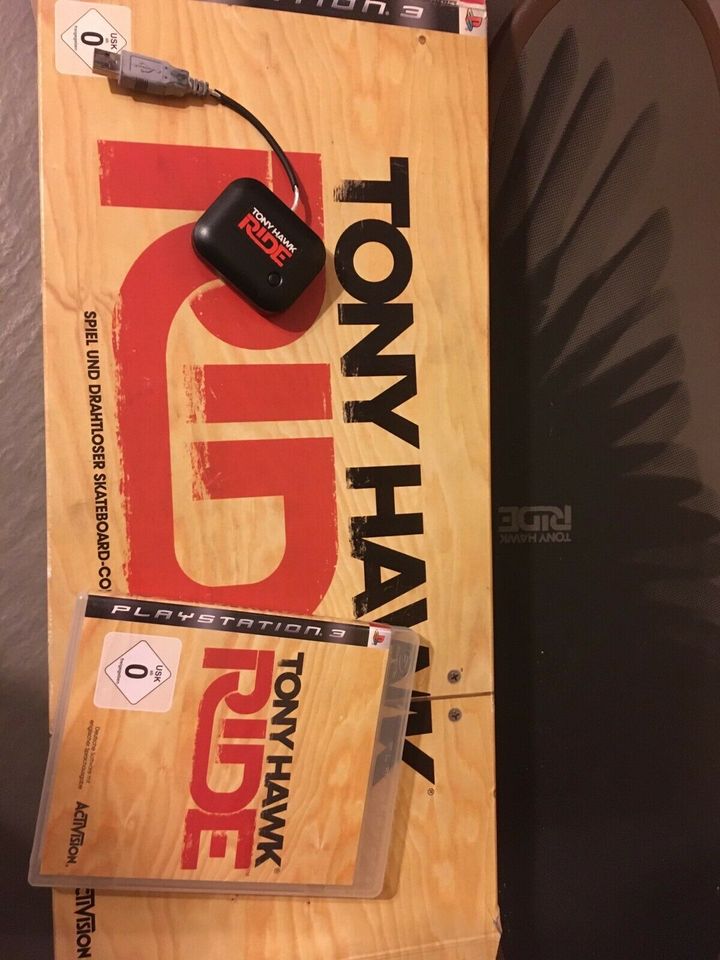 RIDE PS3 Toni Hawk Skateboard Game komplett. in Bad Hönningen
