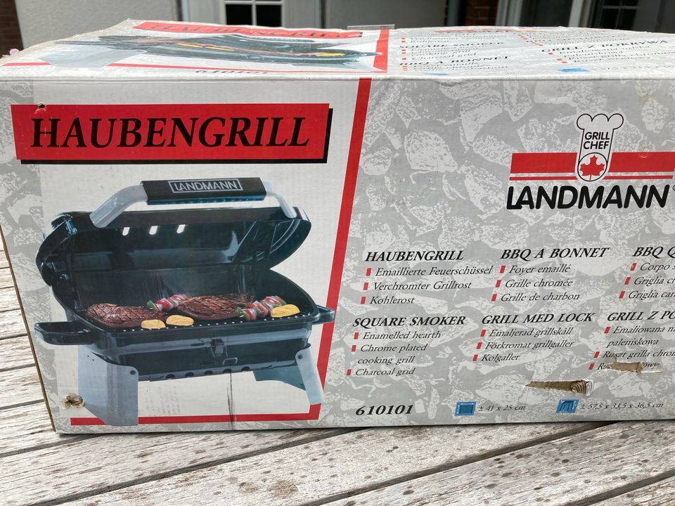 Tragbarer Haubengrill, Landmann, nur 1x genutzt in Bocholt