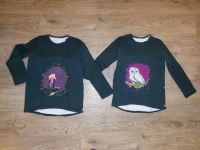 ☆☆2x handmade Harry Potter & Hexen Longsleeve☆Gr. 152☆Zwillinge Nordrhein-Westfalen - Enger Vorschau