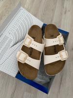 Birkenstock Arizona NEU Natur/beige/weiß Größe 36 Elberfeld - Elberfeld-West Vorschau