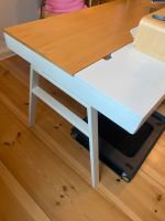 Design Schreibtisch Schubladen weiß/ Holz 160x80cm Berlin - Karlshorst Vorschau