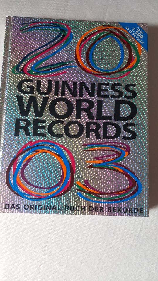 GUINNESS WORLD RECORDS  BUCH 2003 in Lutherstadt Wittenberg