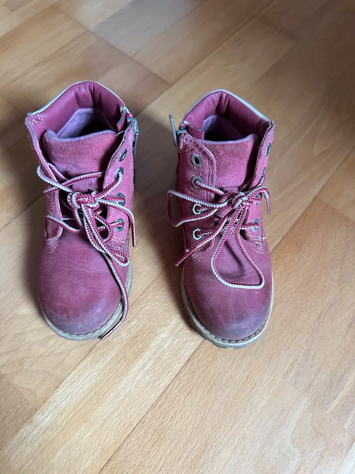 TIMBERLAND 25 ROSA STIEFEL STIEFELCHEN SCHUHE MÄDCHEN in Neuss