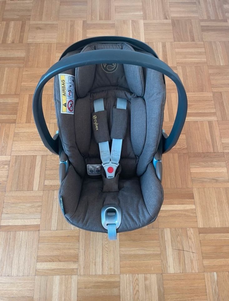 Babyschale Cybex Cloud Z mit i-size plus in Green-Khaki Brown in Rahden